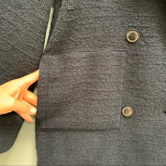 ATM Anthony Thomas Melillo Navy Boucle Peacoat XS - Picture 7 of 13